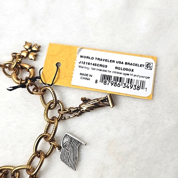 Patricia Nash USA Charm Bracelet World Traveler Collection - Picture 4 of 4